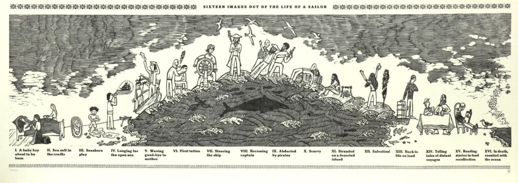 Obrázek díla Šestnáct obrazů ze života námořníka od Rebecca E. Gray