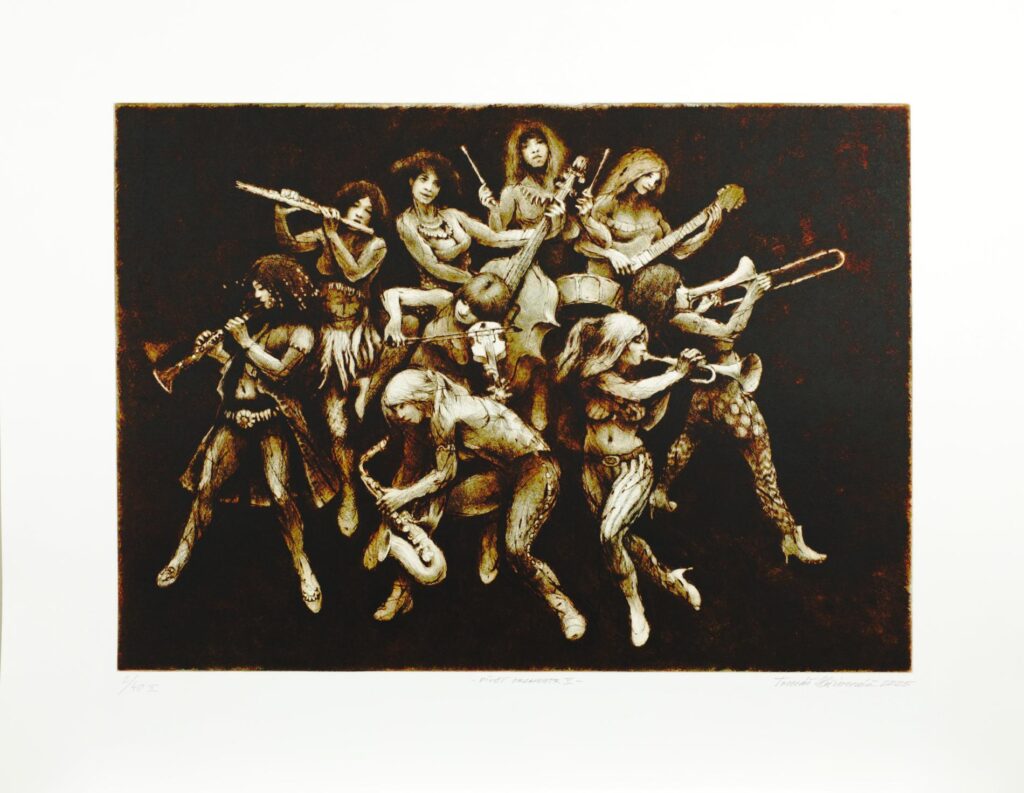 Obrázek díla Dívčí orchestr II od Tomáš Hřivnáč