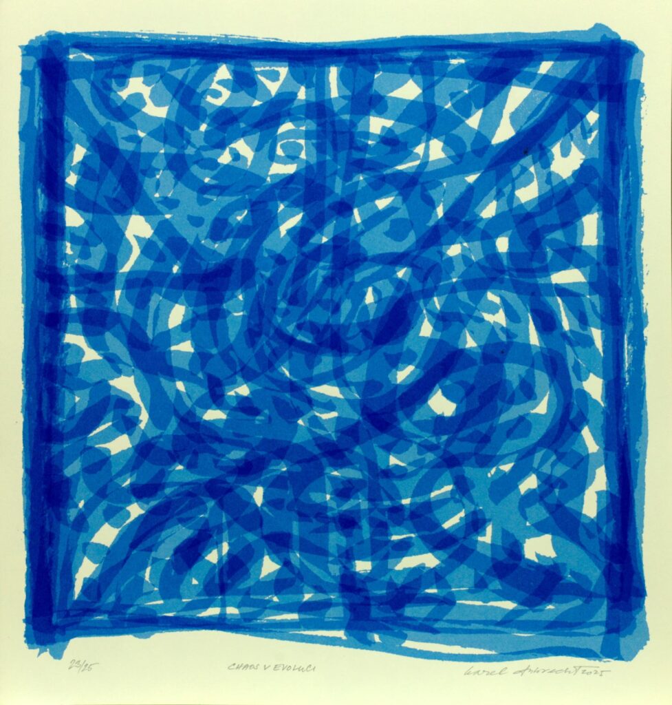 Obrázek díla Chaos v evoluci, Chaos rozvinutý (diptych) od Karel Aubrecht