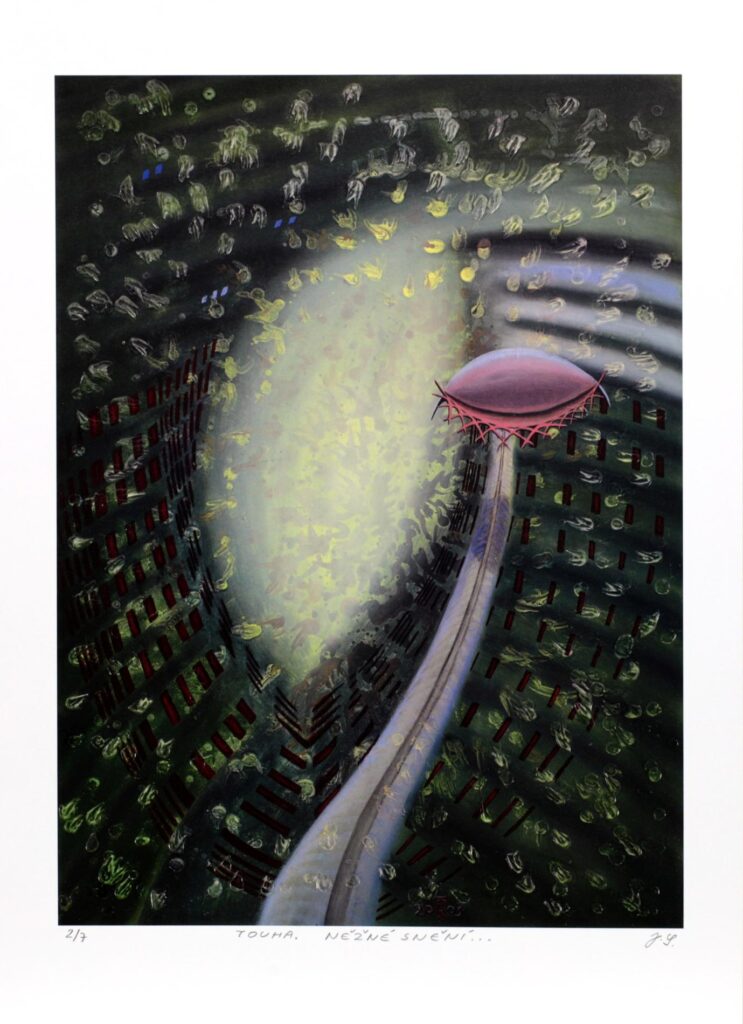 Obrázek díla Touha. Něžné snění ... od J.S. J.S.