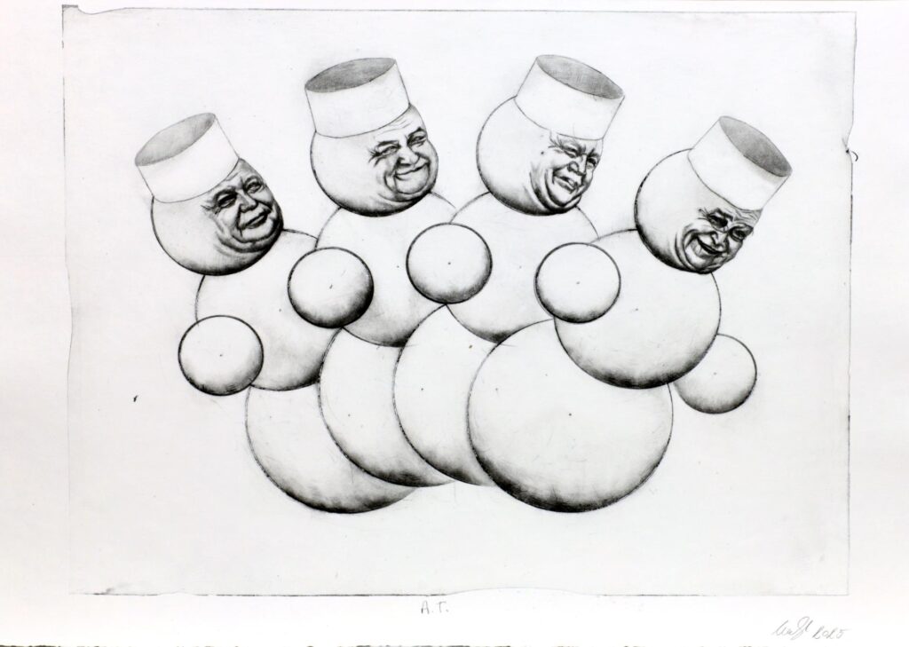 Obrázek díla Rozkývaný sněhulák od Richard Malý