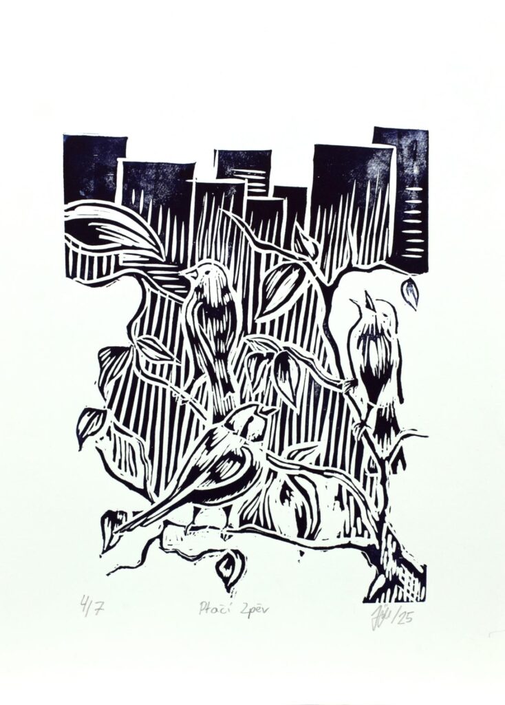 Obrázek díla Ptačí zpěv od Anna Müllerová