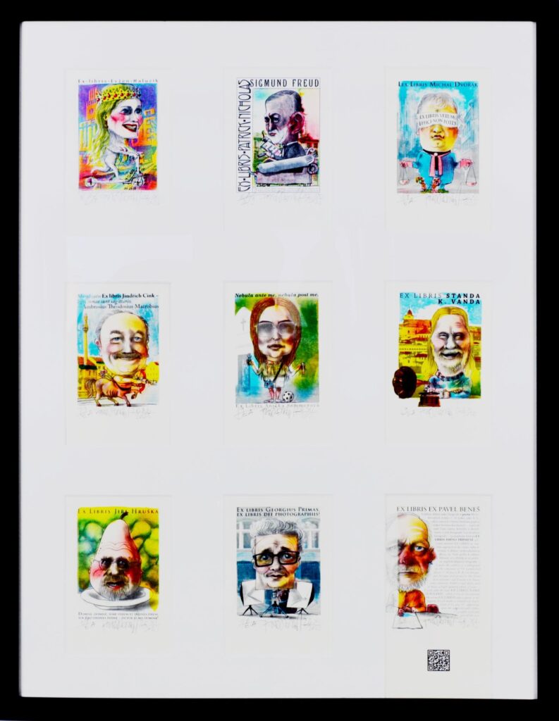 Obrázek díla Konvolut devíti exlibris od Pavel Beneš