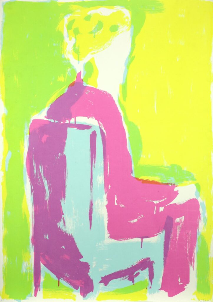 Obrázek díla Sedící figura od Ela Pavlovská Fialová