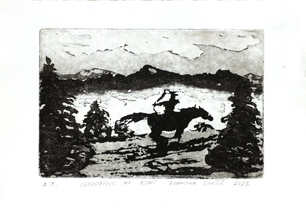 Obrázek díla Lukostřelec na koni od Francesca Svatek