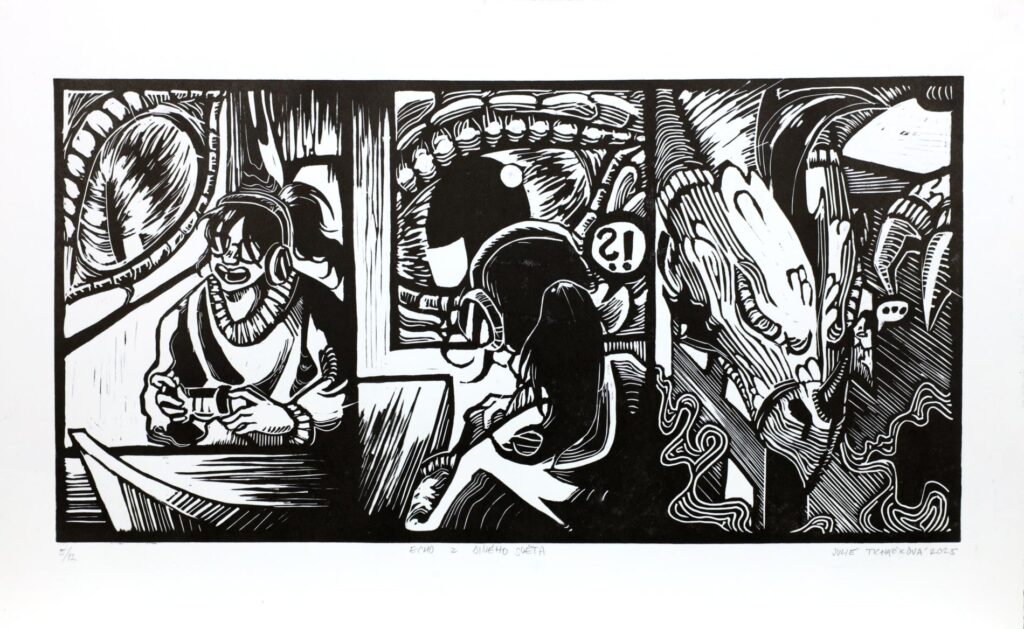 Obrázek díla Echo z jiného světa od Julie Ticháčková